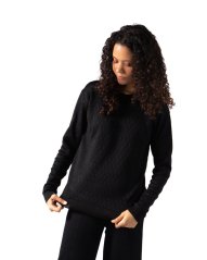 Otti Black Snow - Women's Jumper round neck.