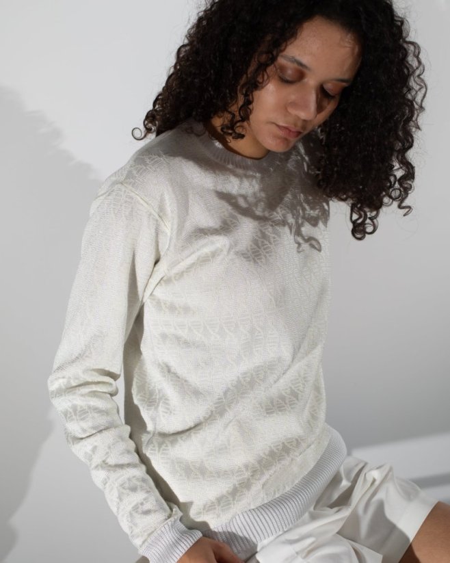 Otti Snow - Women's Jumper round neck. - Size: M